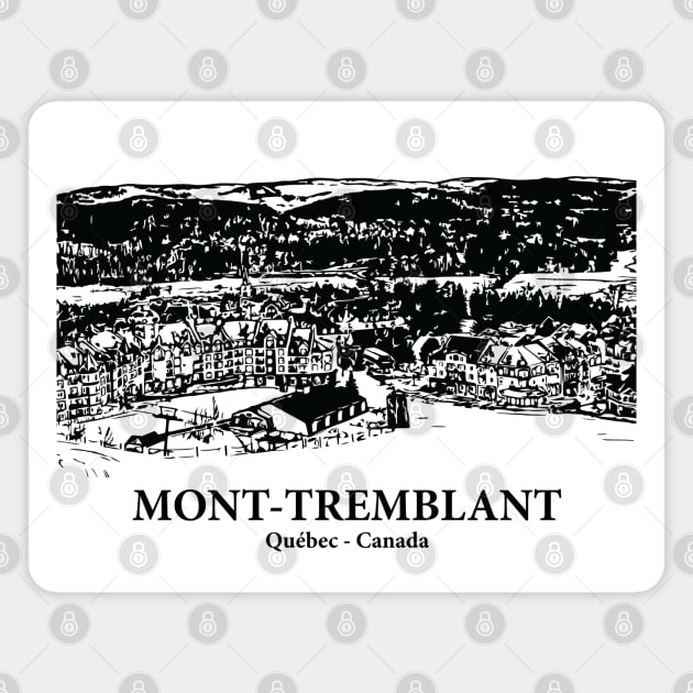 Mont-Tremblant - Québec Magnet by Lakeric